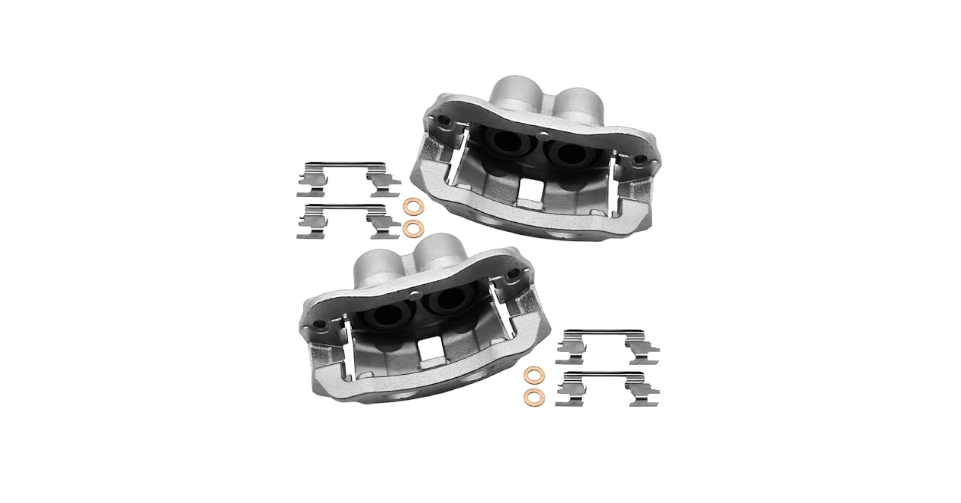 funire 2x Disc Brake Calipers Assembly for 18-B4934/35